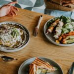 Dehydrated Meals - Two people sitting at a table with food and drinks