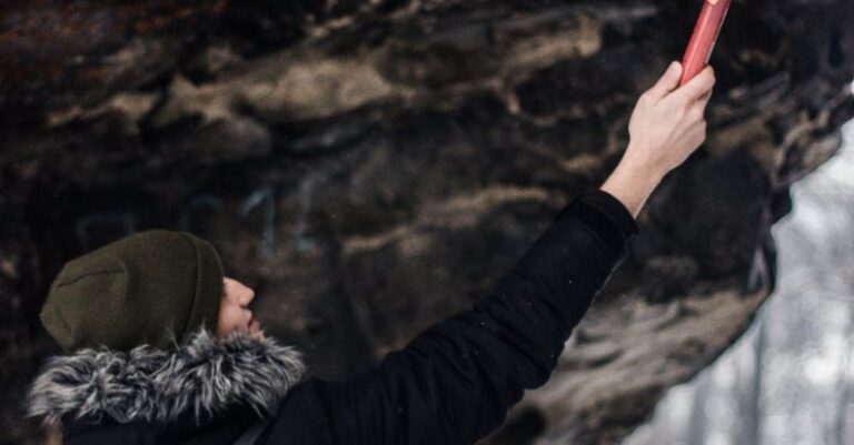 Emergency Signals - Black and White Fur Jacket