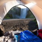 Sleeping Bags - Waterfall Seen from Tent