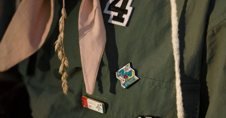 Scout Badges - Close Up Shot of a Boy Scout Uniform