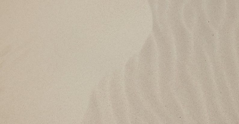 Desert Climates - White sandy surface on sea shore