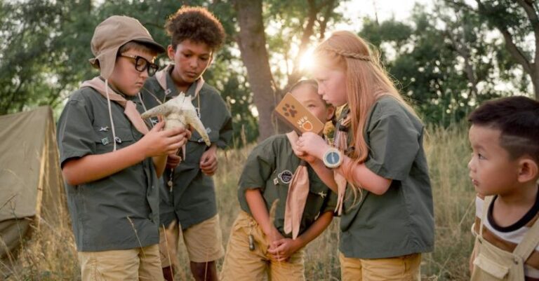 Scout Groups - Group of Kids on a Camping