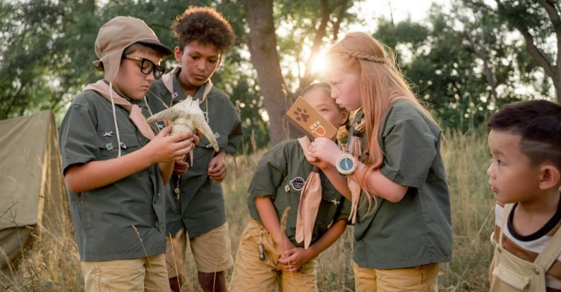 Scout Groups - Group of Kids on a Camping